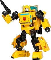 Transformers Legacy Deluxe Class Origin Bumblebee 5.5-inch Converting Action Figure, 8+