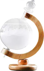 Fuoliystep Weather Station Glass Storm Glass Weather Forecaster Clouds Liquid Barometer Weather Pred