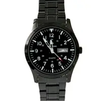 在飛比找樂天市場購物網優惠-搭戴SEIKO石英機芯全黑手錶【NE1808】