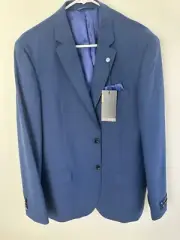 42R Ben Sherman for Nordstrom - Sport Coat - NWT Navy Blue - Blazer Suit Jacket