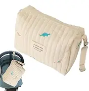 Kids Diaper Bag, Spacious Portable Pouch Nappy, 9.84 x 6.69 x 3.94 inches Adorable Stroller Diapers Carrier, Baby Stroller Diaper Storage Organizer Pouches for Outdoor Shopping, Travel