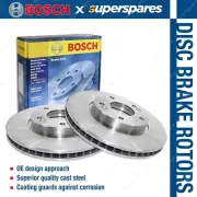 2Pcs Bosch Front Disc Brake Rotors for Mini R50 R52 R53 Cooper 1.6L 2001-2008 (for: Mini)