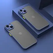 for iPhone 13 Pro Max Shockproof Bumper Clear Phone Case for iPhone 12 11 Pro Max XR XS 8 Plus 14 Soft Silicon Matte Hard Cover,T4,for iPhone 14Pro MAX