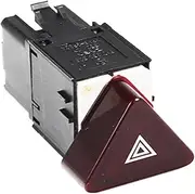 BHUTMPJK 5N0953509 1pc Hazard Emergency Warning Indicator Light Switch Car Button Fit for VW Fit for Tiguan 5N 2010-2016 5N0953509B 5N0 953 509 B A(5N0953509)