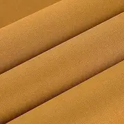 Wooqu Book Cloth, Fabric Surface and Paper Backed, Easy to Use, Strong, 17x29”, for Book Binding, Ochre