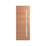 Hume 2040 x 820 x 40mm Entrance Door Linear G4 Glass XLR160
