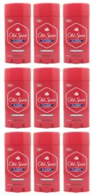 9 Old Spice CLASSIC ORIGINAL SCENT Deodorant Solid Men 3.25 oz
