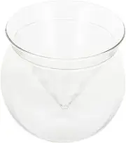 iplusmile 1Pc Cocktail Glass for Bar Creative Transparent Cocktail Holder for Home Restaurant Hotel and Dessert Shops High Borosilicate Material Stable Non Slip Base