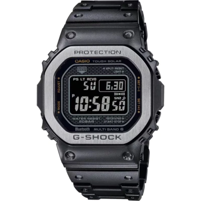 Casio G-Shock GMW-B5000 Series Black Stainless Steel Watch GMWB5000MB-1