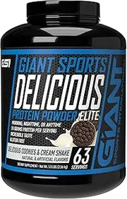 Giant Sports Elite Protein Powder, Cookies and Crème, 5lbs