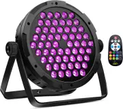 PAIFIEVD 60LED Stage Par Light - 90W RGB LED DJ Par Light DMX Control Sound Acti