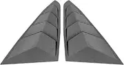 Quarter Side Window Louver Compatible for Morris Garages MG 7 Scoop Cover Vent Carbon Surface Spoiler 2023 2024 Decorative Accessories(Carbon Paint)