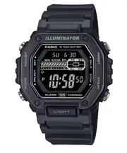 Casio Illuminator Alarm Chrono Backlight MWD-110HB-1BV 100M Digital Mens Watch