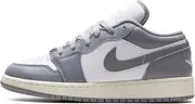 [Nike] Air Jordan 1 Low Grade School, Stealth/Sail/White, 5 Big Kid
