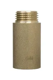 Invena 3/4" BSP (22mm) Pipe Thread Extension Female x Male Cast Iron Brass 10-60mm Long 50mm