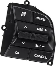 Vuzmode Car Cruise Control Button, for Hyundai, for Sonata 9 LF Car Right Side Steering Wheel Cruise Control Button Switch Interior Parts Volume Control Switch Steering Wheel Control Switch Buttons