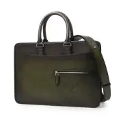 BERLUTI Briefcase Business Bag Black Men's UN JOUR MINI GRADIANT SCRITTO LEATHER