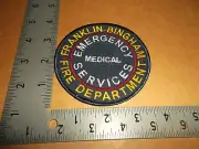 Franklin Bingham Fire Department Patch~Michigan~MI~New~Emergency Medical Service