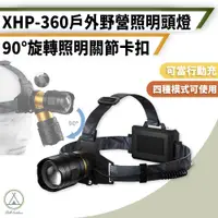 在飛比找PChome24h購物優惠-【Chill Outdoor】XHP-360 變焦防水頭燈 
