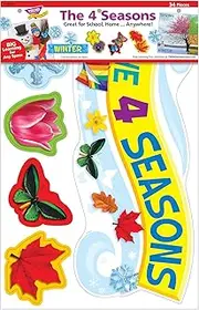 TREND ENTERPRISES, INC. The 4 Seasons Learning Set, Dry Erase Learning Set on The Seasons, Ages 4-12