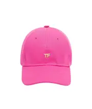 logo plaque baseball cap One size Pink