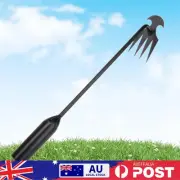 Weed Puller Uprooting Weeding Tool Hand Weed Remover for Lawn Garden(Black 40cm)
