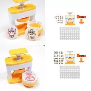 DIY Pin Badge Button Maker Ornament Accs with Cutting Tool Lightweight Starter