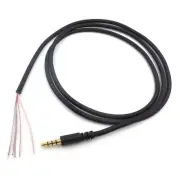 Portable Cord 1.1m Length Stereo Aux Cable for Hyper X Cloud II Core Pro