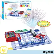 Why2Wise Electronics Blocks - Beginner Electric Snap Circuits Kit for kids