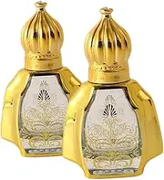 PENIKOKO 2Pcs Essential Oil Roller Bottles Durable Holders for Perfume Massage Oils and Cosmetics Compact and Portable Design Sealing for Travel and Daily Use Random Pattern