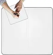 Small Dry Erase Board | Hand Held Erasable Whiteboard - Study Supplies, Double-Sided Notepad for Group Teaching Presentations Daily Memos Meeting Minutes