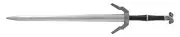 Polyurethane Foam Sword Witcher Silver Wolf Sword