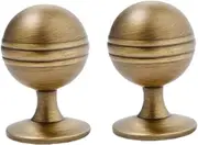 Gold Cabinet Knobs 2 Pack Bedside Table Bronze Wardrobe Round Handle Shoe Cabinet Cabinet Brass Drawer Handle Large