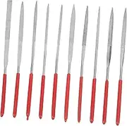 Versatile File Set 10 Pcs Crafting Files for Metal Fret Polishing Kit Hand Tools