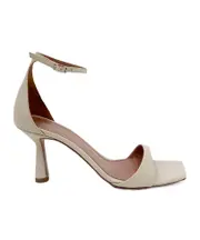 Open-toed high-heeled sandals 38.5,38,39 light brown