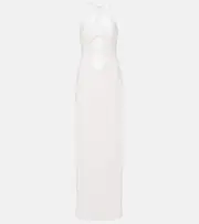 [Galvan] Galvan Bridal sequined halterneck gown AU 14 white