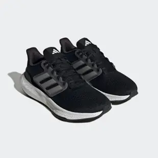 【adidas 愛迪達】adidas Ultrabounce 女慢跑鞋 黑白 情侶款HP5796 緩震動鞋 KAORACER HP5787