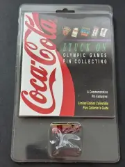 1995 Coca Cola Stuck On Olympic Games Pin Collecting Pin Limited Edition Guide