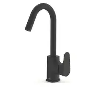Dorf Viridian Black Sink Mixer WELS 4 Star 7.5L/min