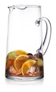 New Glass pitcher 48 oz Heritage home