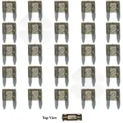 25x Mini Blade Fuse APM ATM 2A Amp Motorcycle Automotive Circuit Spade Set Kit