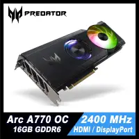 在飛比找蝦皮購物優惠-Arc A770 OC 16G GDDR6｜ACER PRE