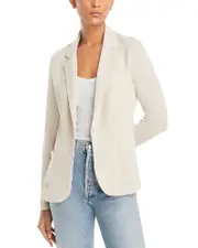 Majestic Filatures Fitted Linen Blazer