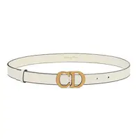 在飛比找樂天市場購物網優惠-DIOR 經典CD LOGO全手工皮革20MM -SIZE 