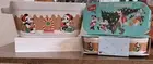 Disney holiday christmas loaf bread pan and set of four matching ramekins