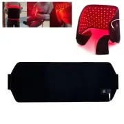 630&850mm Large Infrared Red Light Therapy Waist Wrap Pad Belt for Pain Relief
