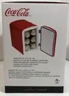 Coke Coca Cola 6 Can Personal Mini Cooler Fridge 120V AC or 12V DC Home Car NEW