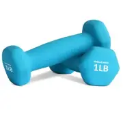 Hand Weight Neoprene Coated Dumbbell, Exercise & Fitness Dumbbell for Home Gy...