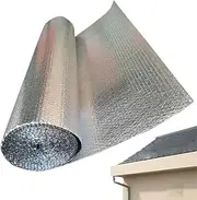 RV Window Insulation, Heat Protection Foil, Aluminum Bubble Heat Protection Barrier Wrap Board For Houses Roofs Garages Window Plumbing Bubble Insulation Wrap Barrier Panel For Attics Garages House Ca