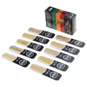 10 Pcs Alto Sax Reeds Saxophone Reeds Suitable for , & Alto Sax